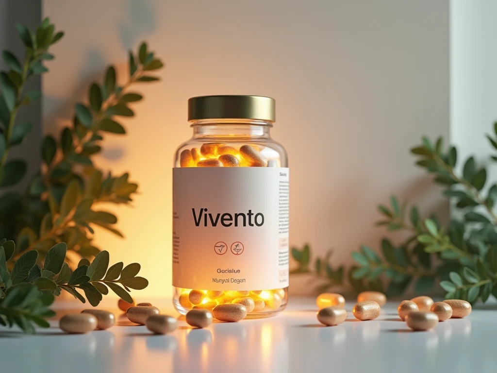 Vivento supplement bottle and packaging